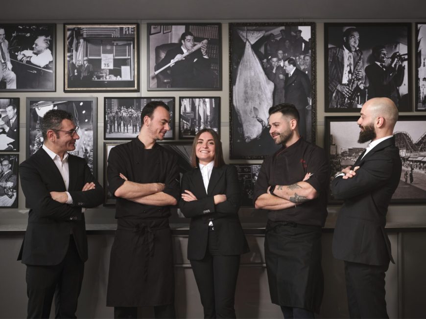 The Team of Rivington Cucina New York Restaurant in Milan