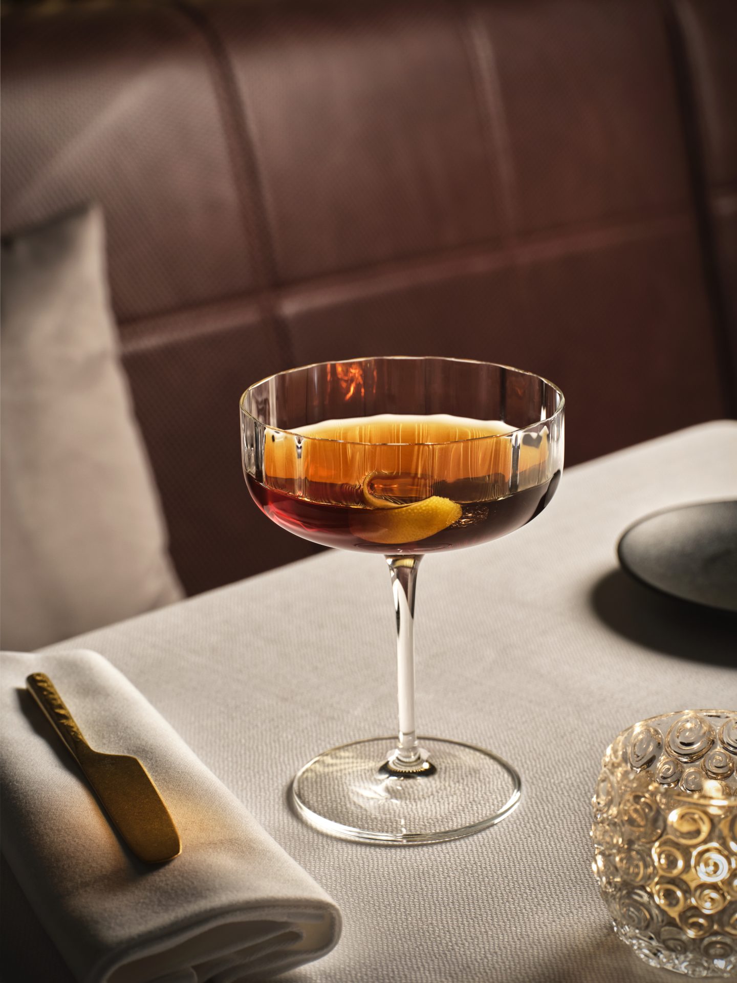 Iconic cocktails are the focus of the New York styled dinner at Rivington Cucina New York Restaurant in Milan